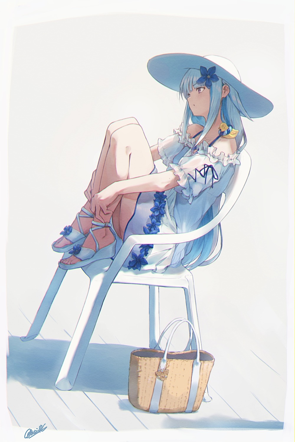 dress, lize_helesta, nijisanji, see_through, skirt_lift, summer_dress, yossui