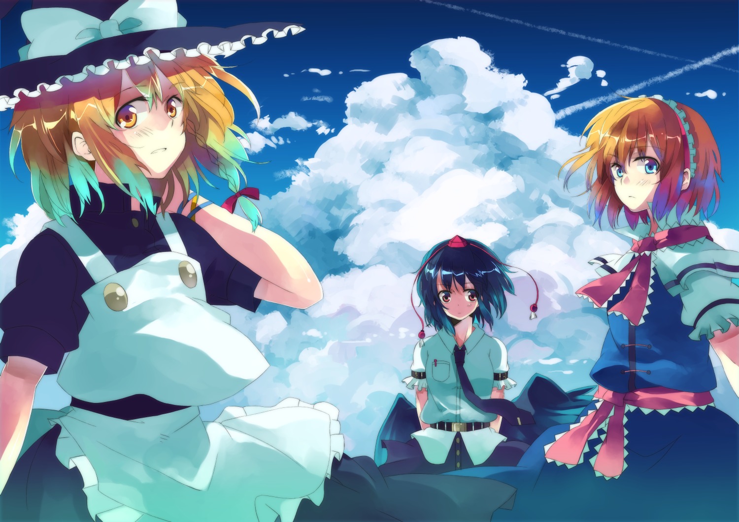 alice_margatroid, kimino, kirisame_marisa, shameimaru_aya, touhou