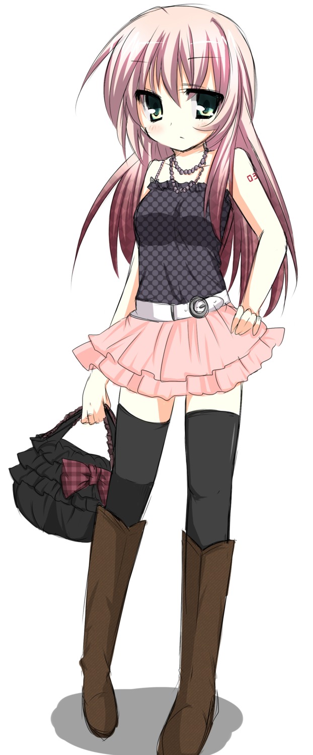 emyu, megurine_luka, thighhighs, vocaloid