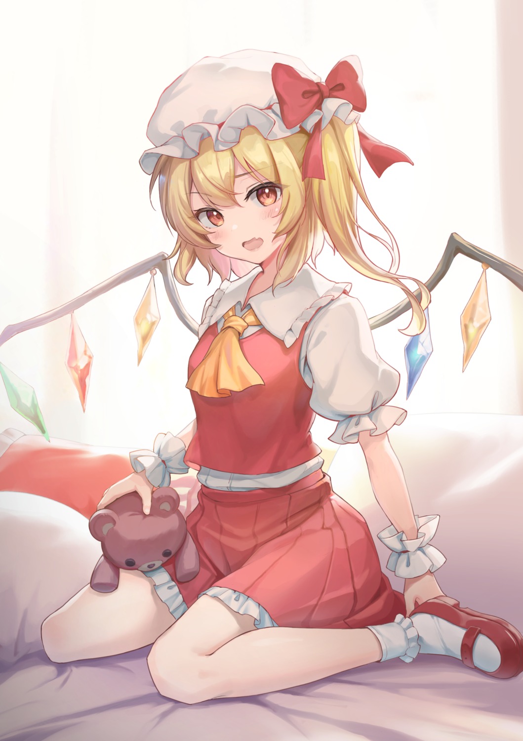flandre_scarlet, shinyu, touhou, wings