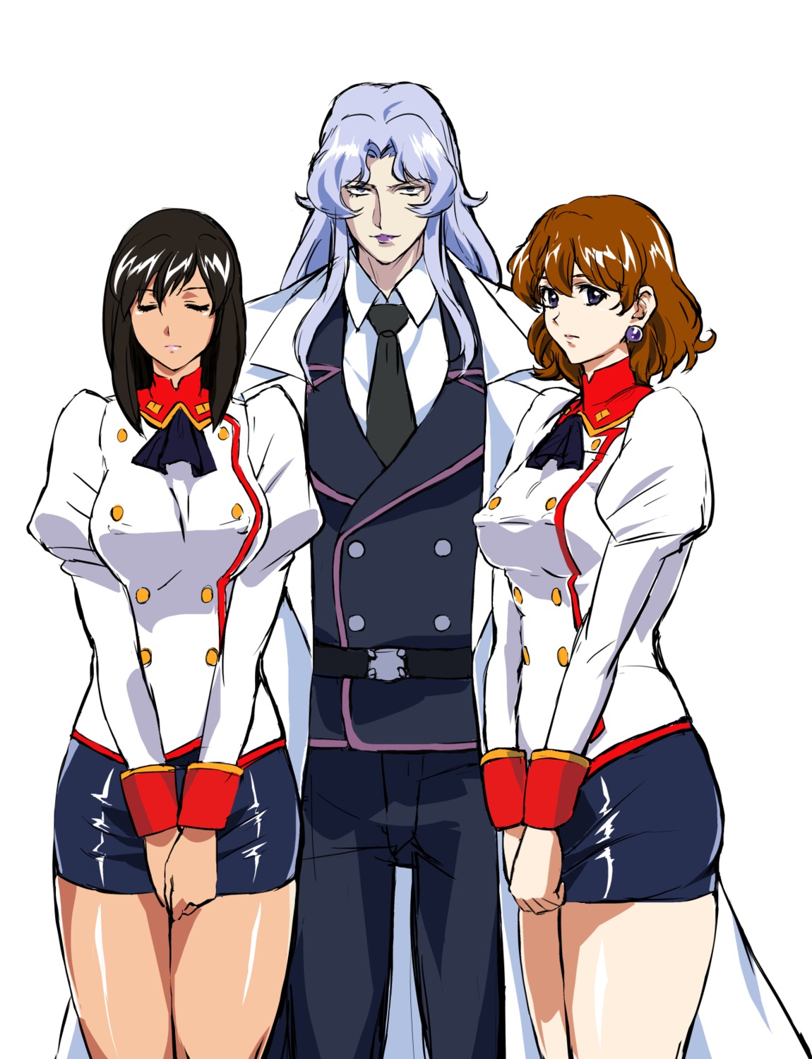 agent_aika, aika_(series), hagen_rudolf, mamesi_(suhk8583), uniform, white_delmo, white_delmo_p, white_delmo_r