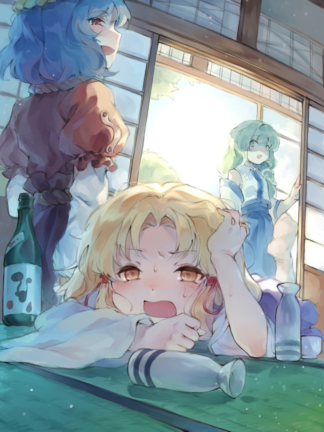 kochiya_sanae, kozumi_(tokuni_naitteba), moriya_suwako, touhou, yasaka_kanako