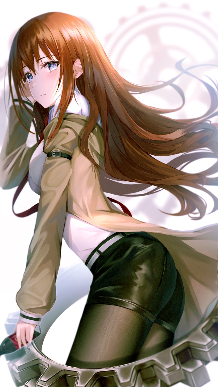ass, makise_kurisu, pantyhose, steins;gate, yk_(pixiv43531291)