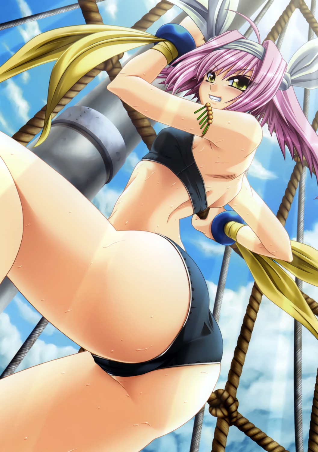 ass, bikini, eushully, hatozuki_tsumiki, kuutei_senki, swimsuits, wet