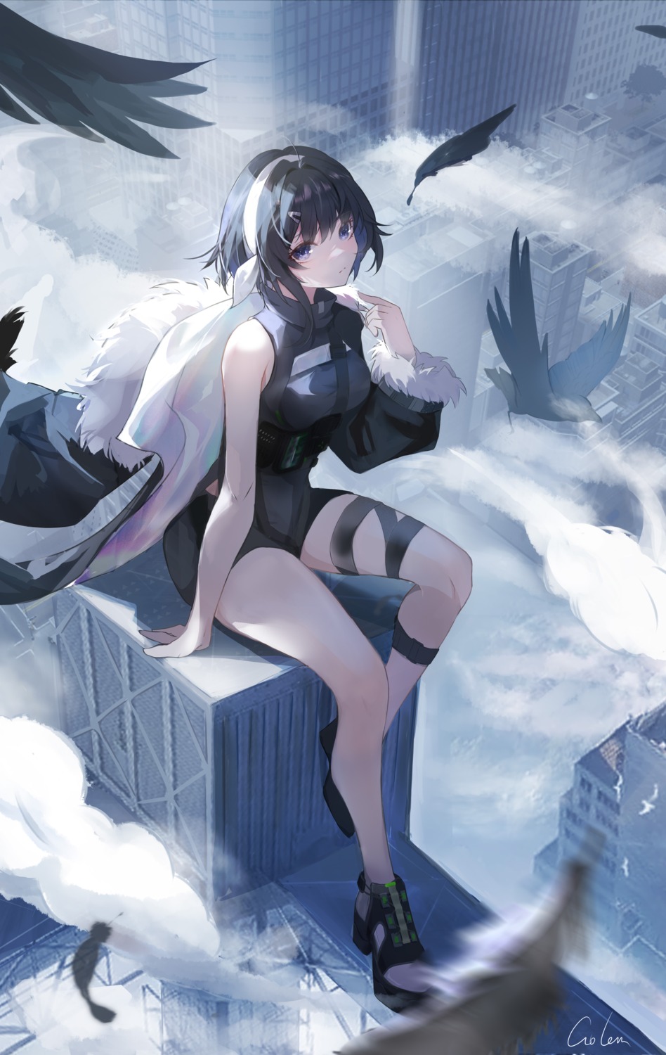 arknights, garter, la_pluma_(arknights), xiao_mian_yang_gao