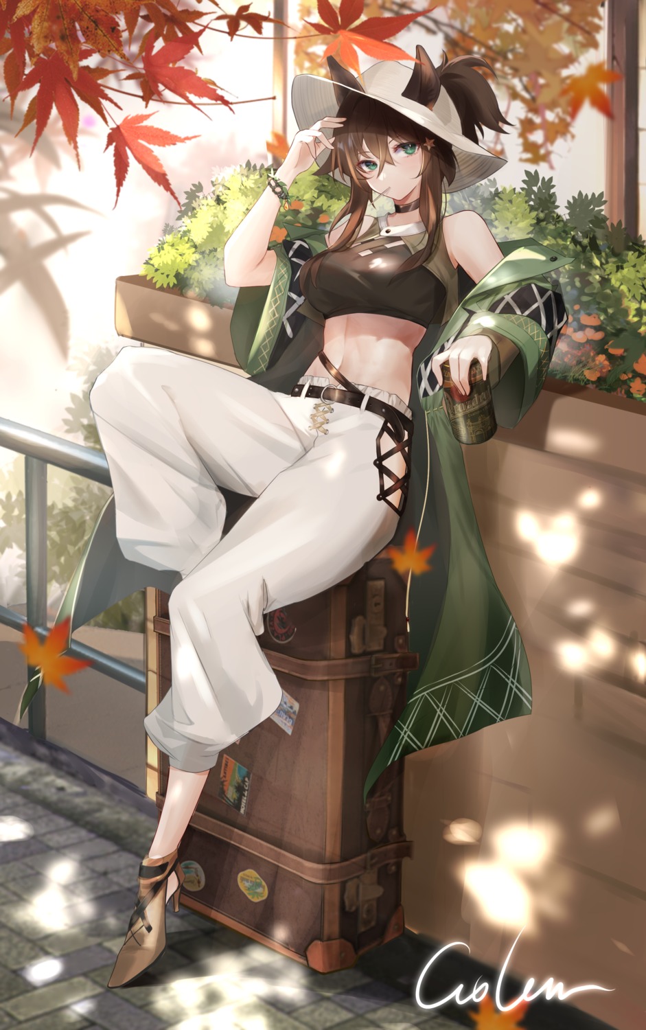 animal_ears, arknights, heels, meteor_(arknights), xiao_mian_yang_gao