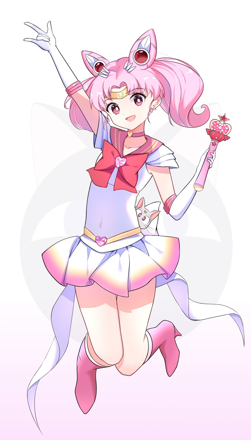bishoujo_senshi_sailor_moon, chibiusa, heels, lao_wu_xi_wudi, seifuku, weapon