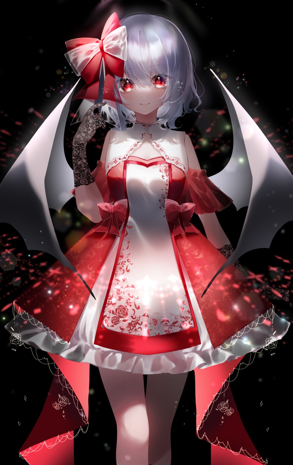 dress, remilia_scarlet, touhou, wings, yukia_(yukia_777)