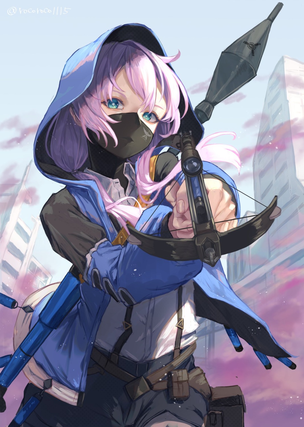 arknights, blue_poison_(arknights), roco_(rocoroco1115), weapon