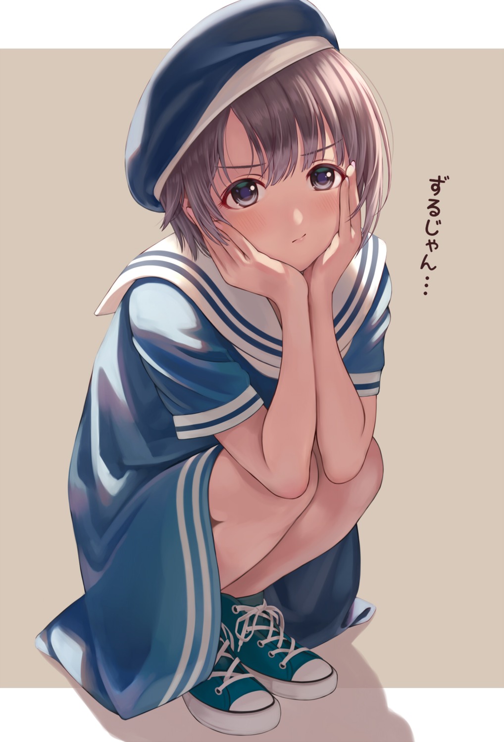 nekopuchi, otokura_yuuki, seifuku, skirt_lift, the_idolm@ster, the_idolm@ster_cinderella_girls