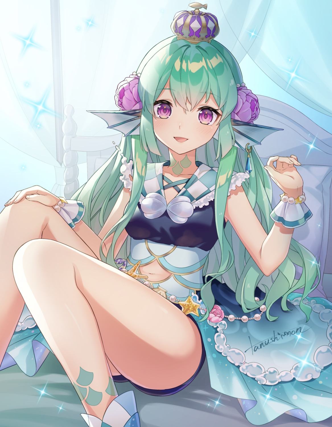 monster_girl, nijisanji, nijisanji_en, ryuuguu_finana, tanushimon