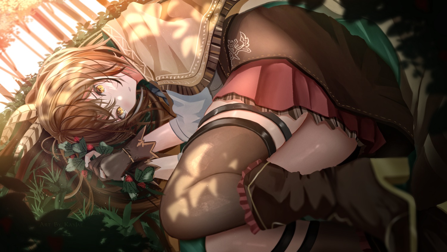 garter, heels, kayjae, thighhighs, wallpaper