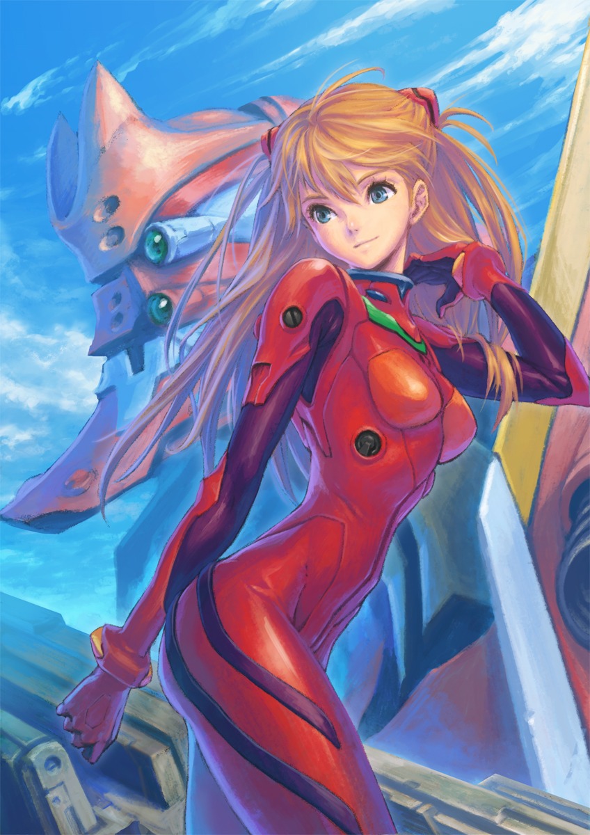 bodysuit, hisakata_souji, neon_genesis_evangelion, souryuu_asuka_langley