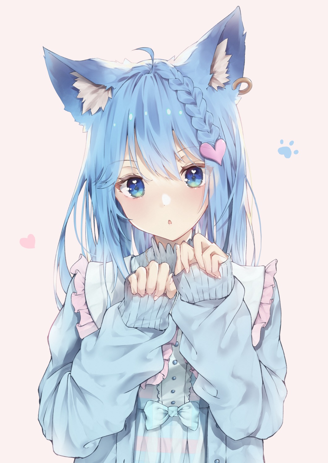 animal_ears, nekomimi, sena_(sena_soar), sweater