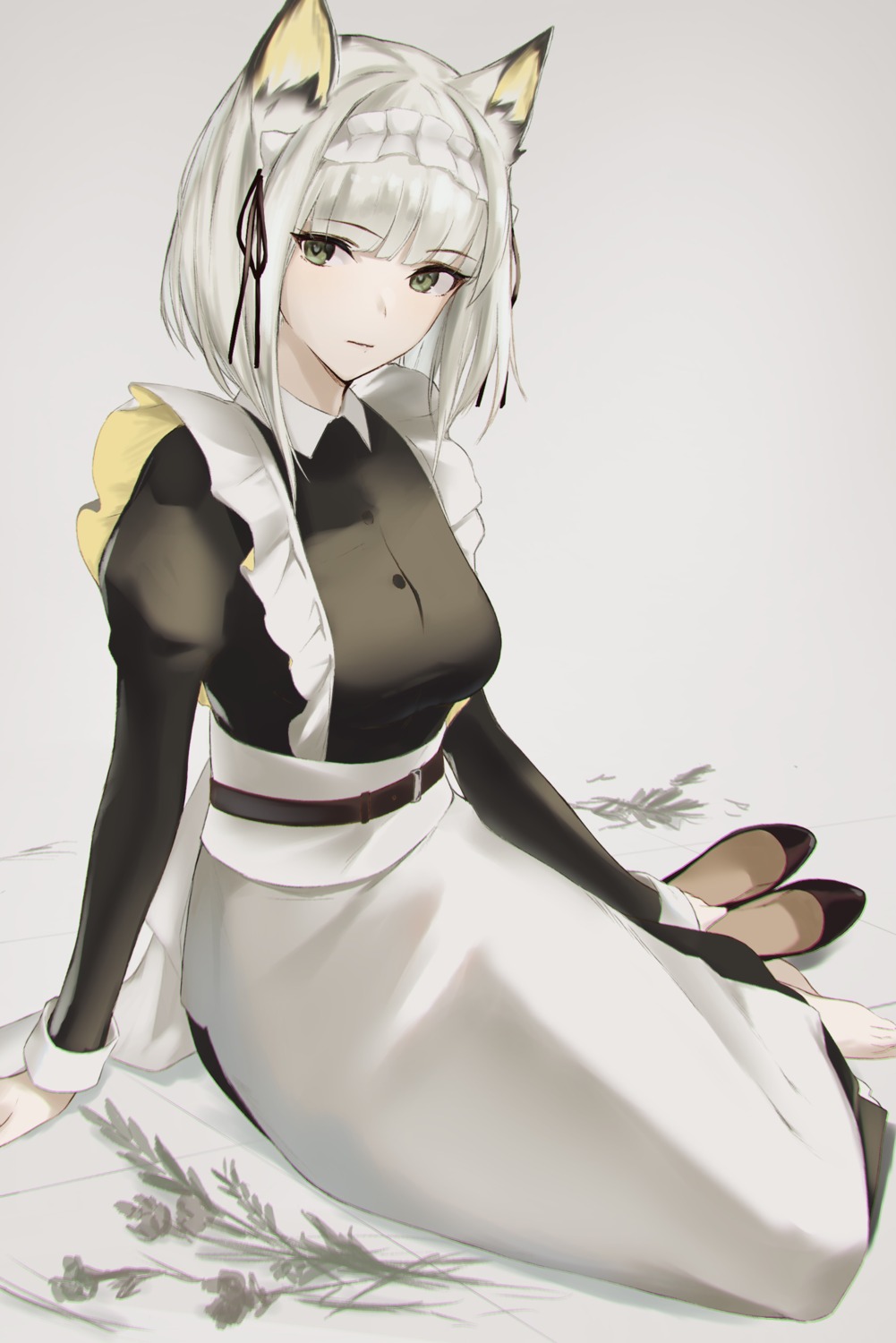 animal_ears, arknights, futsuhara, kal'tsit_(arknights), maid