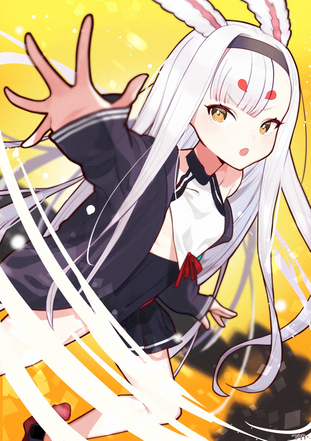 akutaa, animal_ears, azur_lane, bunny_ears, shimakaze_(azur_lane)