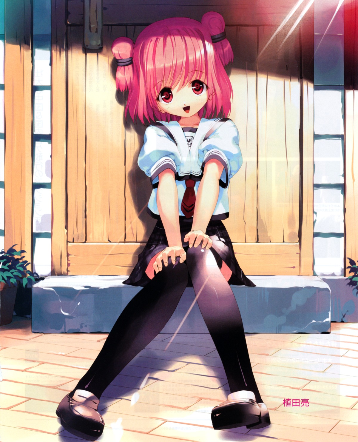 bleed_through, hinata_yuuhi, screening, seifuku, soshite_ashita_no_sekai_yori, thighhighs, ueda_ryou
