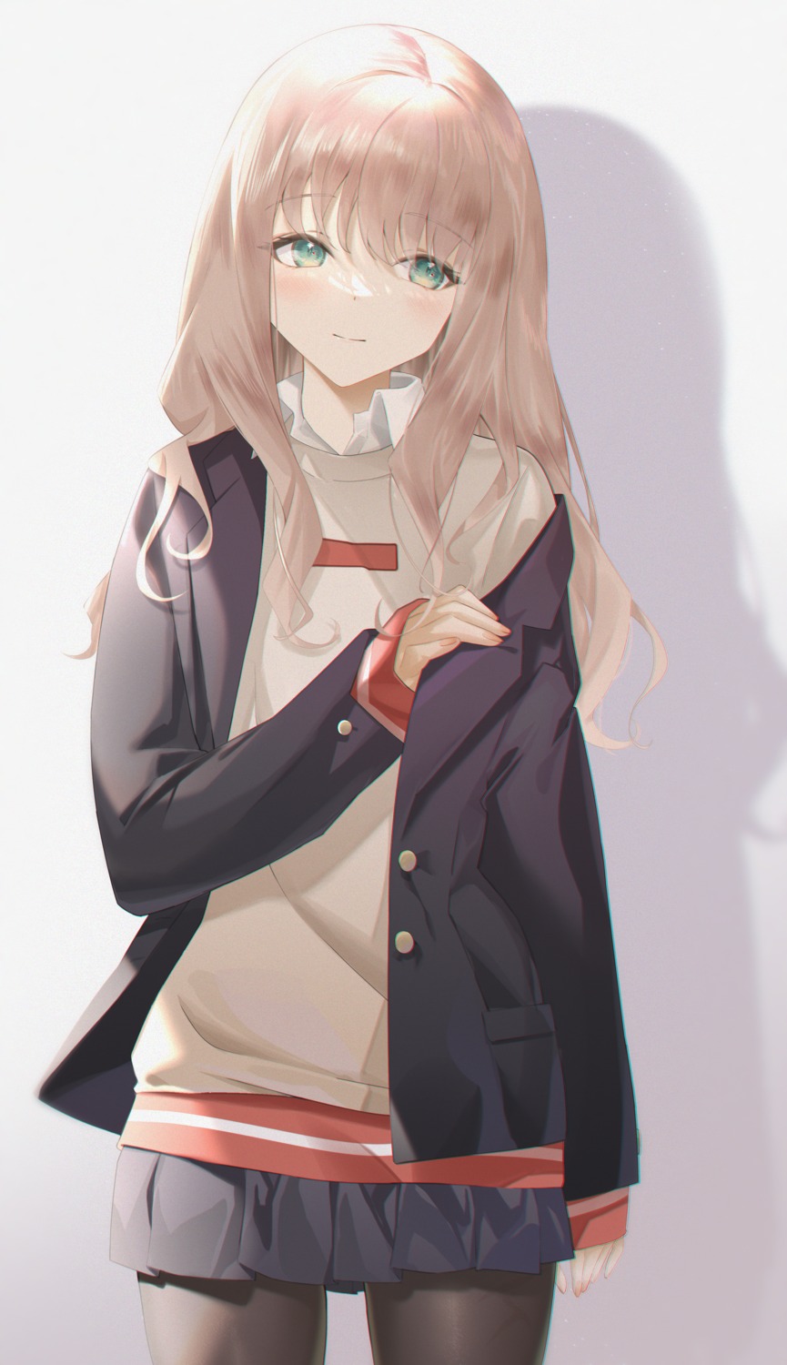 gridman_universe, minami_yume, pantyhose, pola_(1021), seifuku, ssss.dynazenon, sweater, undressing