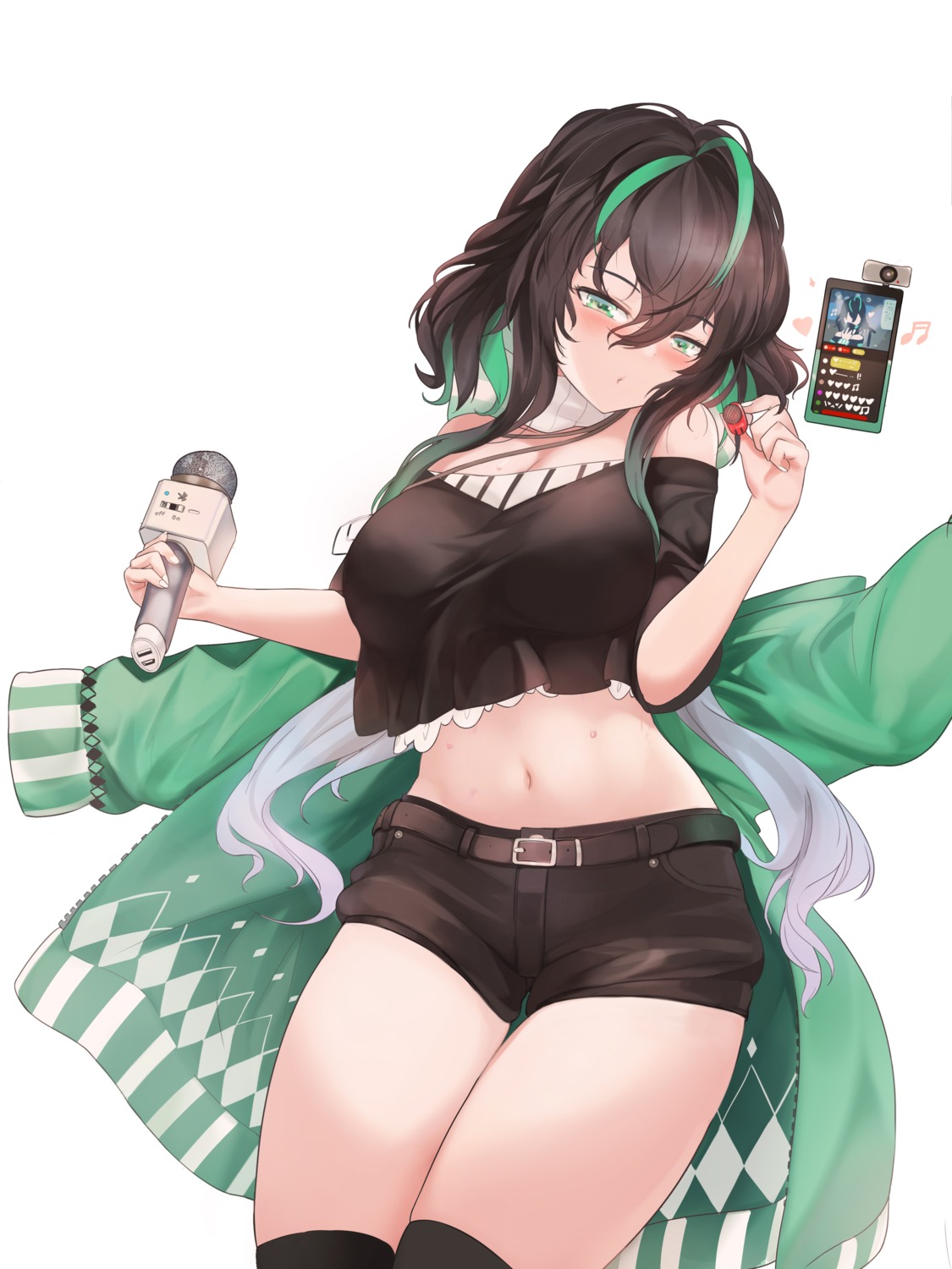 nijisanji, nijisanji_kr, riba, shin_yuya, thighhighs