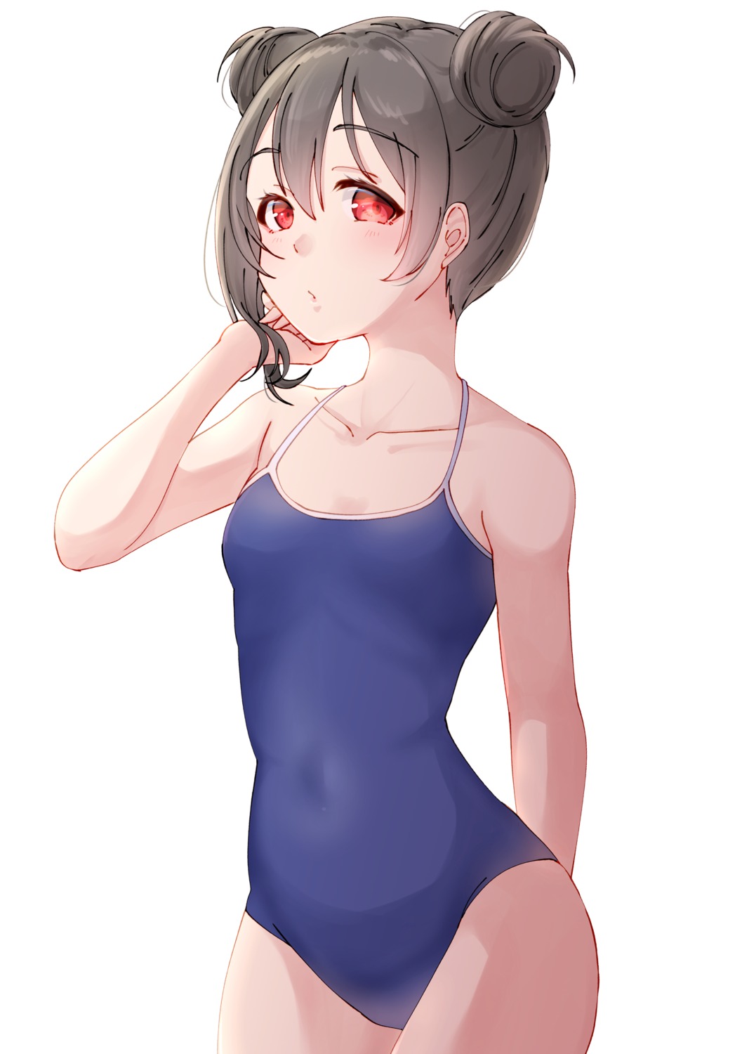 kobayashi_nyoromichi, love_live!, love_live!_(series), school_swimsuit, swimsuits, yazawa_nico