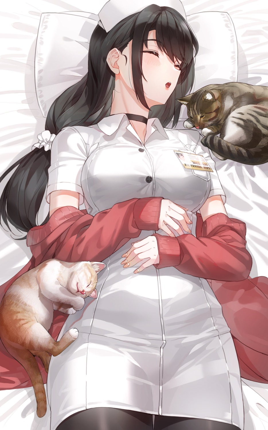 kfr, neko, nurse, sweater