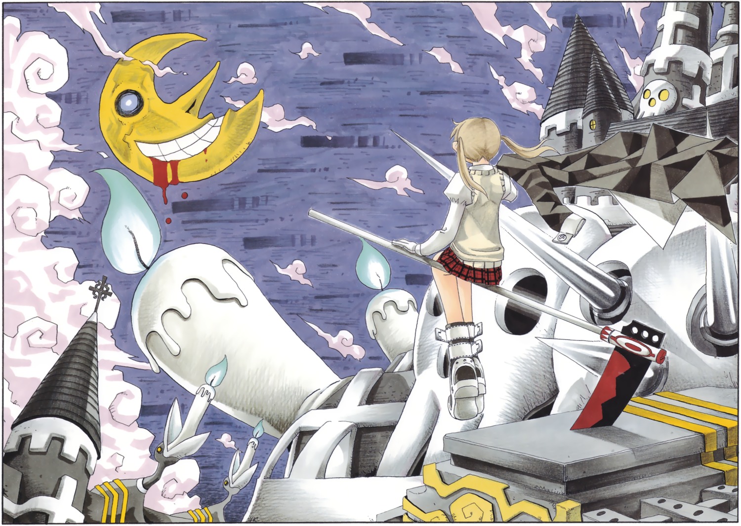 maka_albarn, ohkubo_atsushi, seifuku, soul_eater, sweater