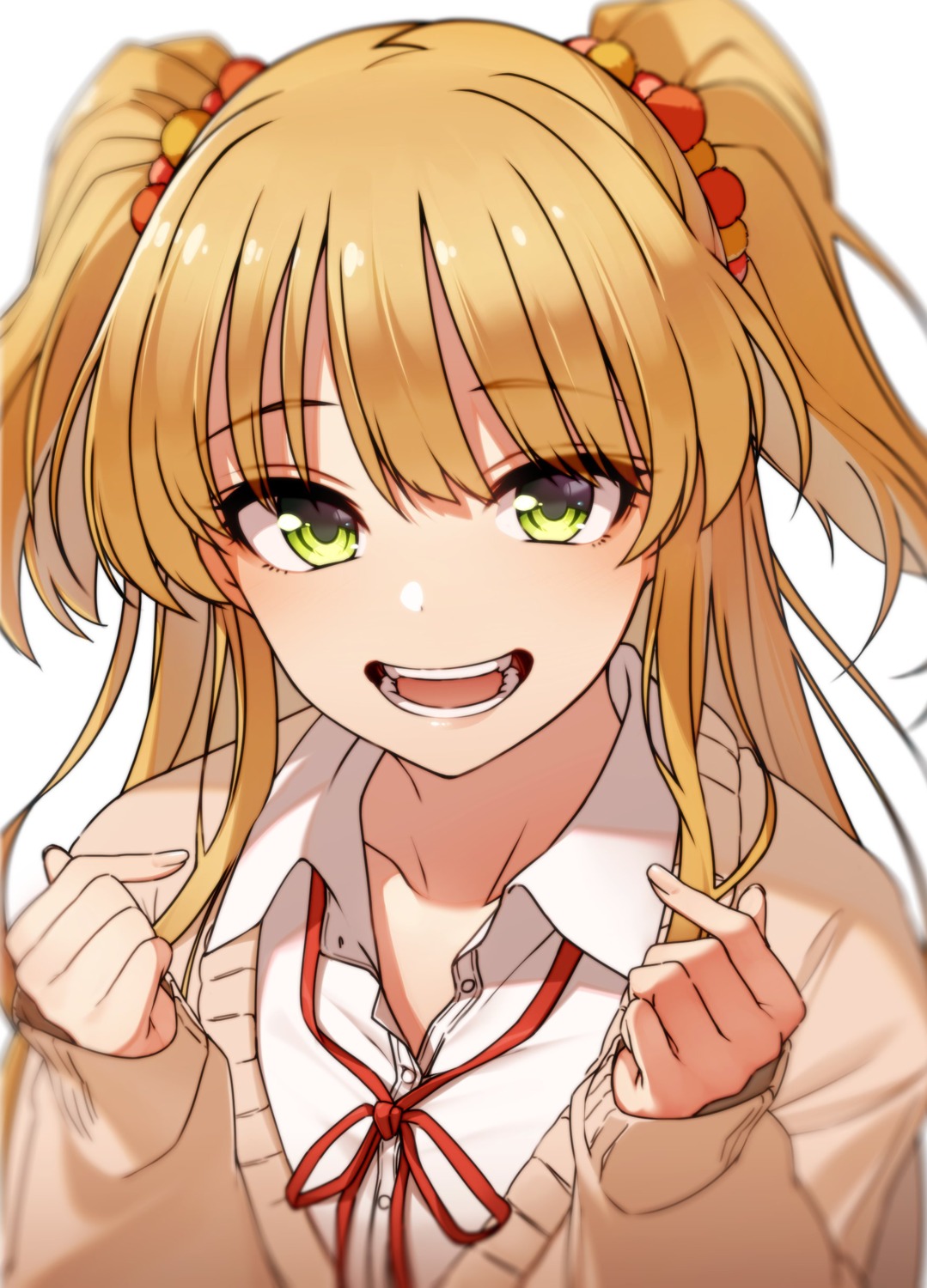 jougasaki_rika, kakaobataa, seifuku, sweater, the_idolm@ster, the_idolm@ster_cinderella_girls