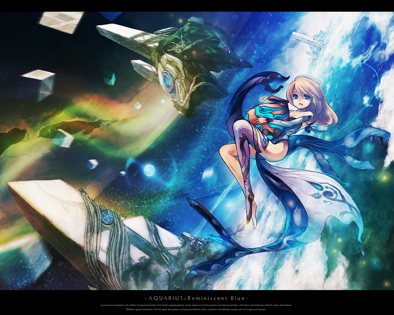bodysuit, chitose_rin, thighhighs, wallpaper