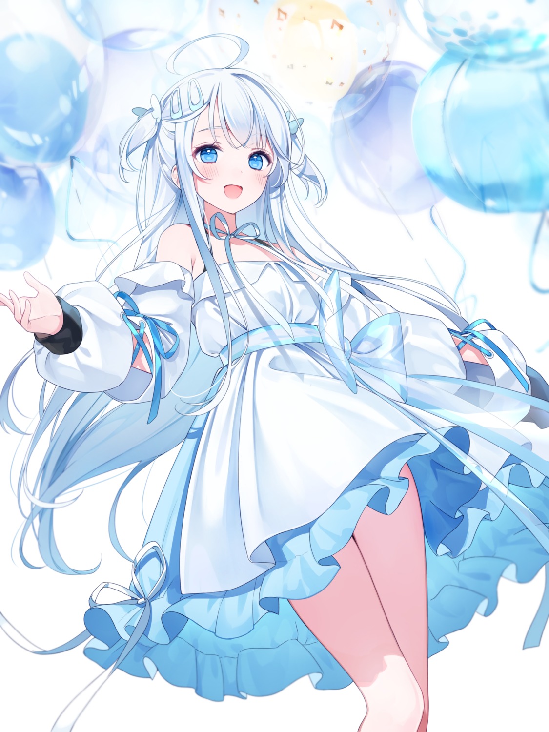 a20_(atsumaru), amatsuka_uto, dress, skirt_lift, voice-ore