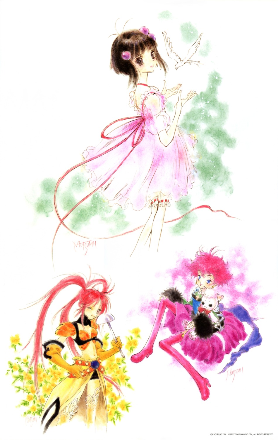 harold_belserius, inomata_mutsumi, nanaly_fletch, reala, tales_of, tales_of_destiny