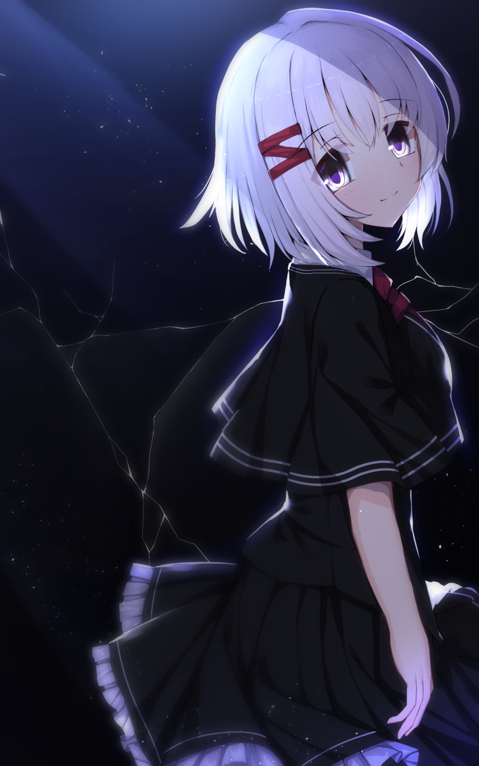 nodoame, otonashi_ayana, seifuku, skirt_lift, tsui_no_sora