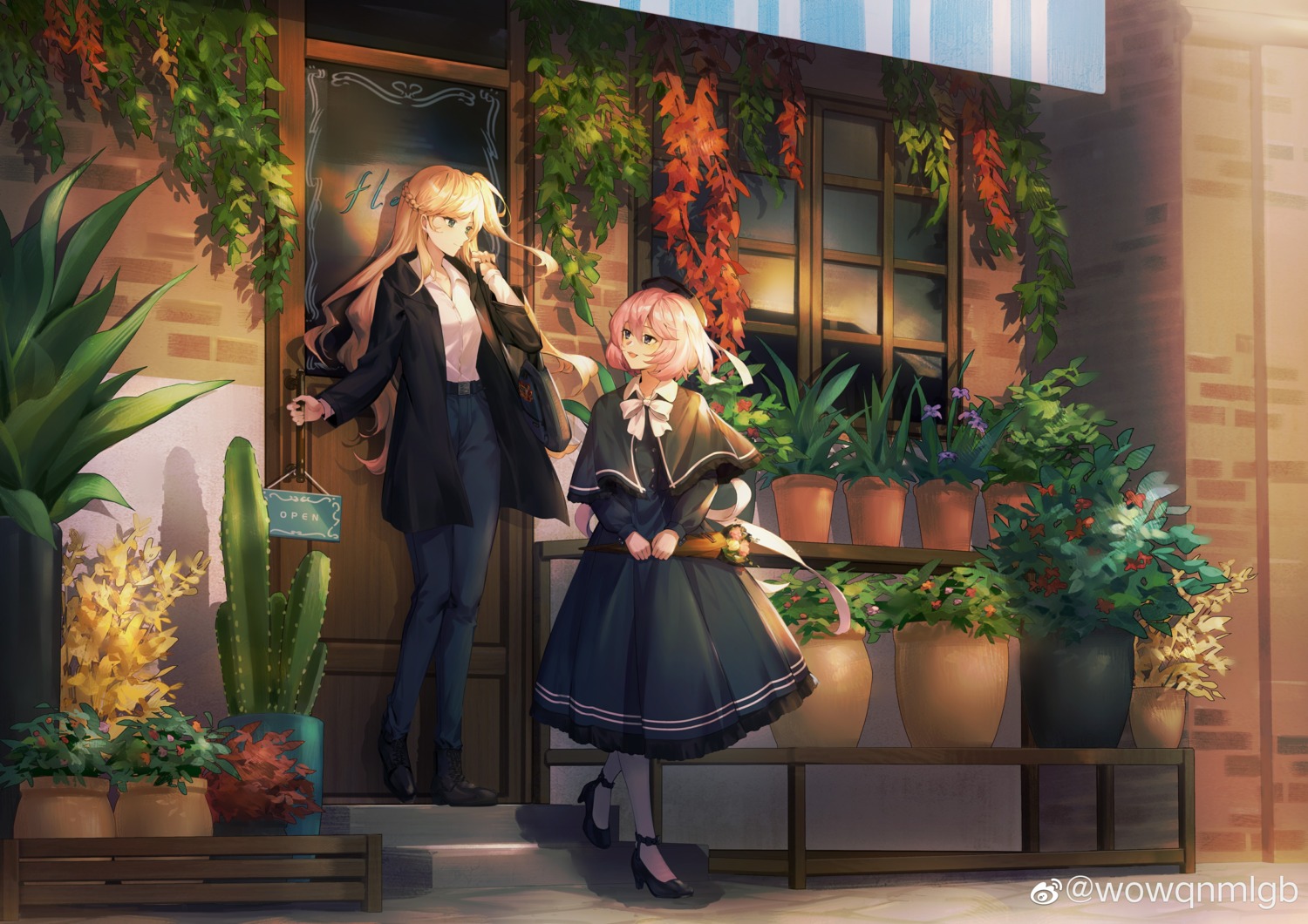 dress, heels, hiroshiko_(restart), landscape, zhanjianshaonv