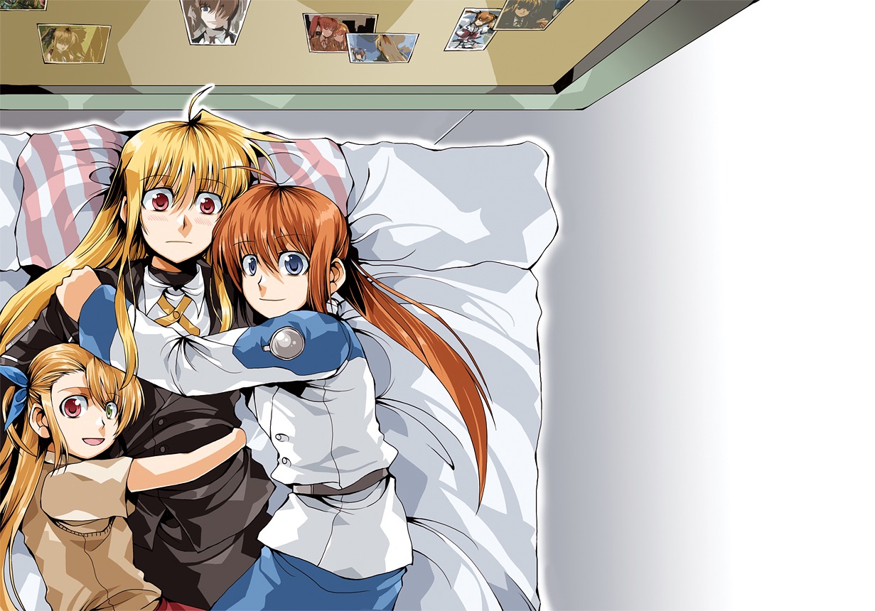 clipe, fate_testarossa, heterochromia, mahou_shoujo_lyrical_nanoha, mahou_shoujo_lyrical_nanoha_strikers, takamachi_nanoha, vivio