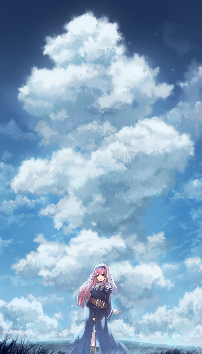 hoshimiya_aki, kamisama_ni_natta_hi, landscape, nun, satou_hina_(kamisama_ni_natta_hi)