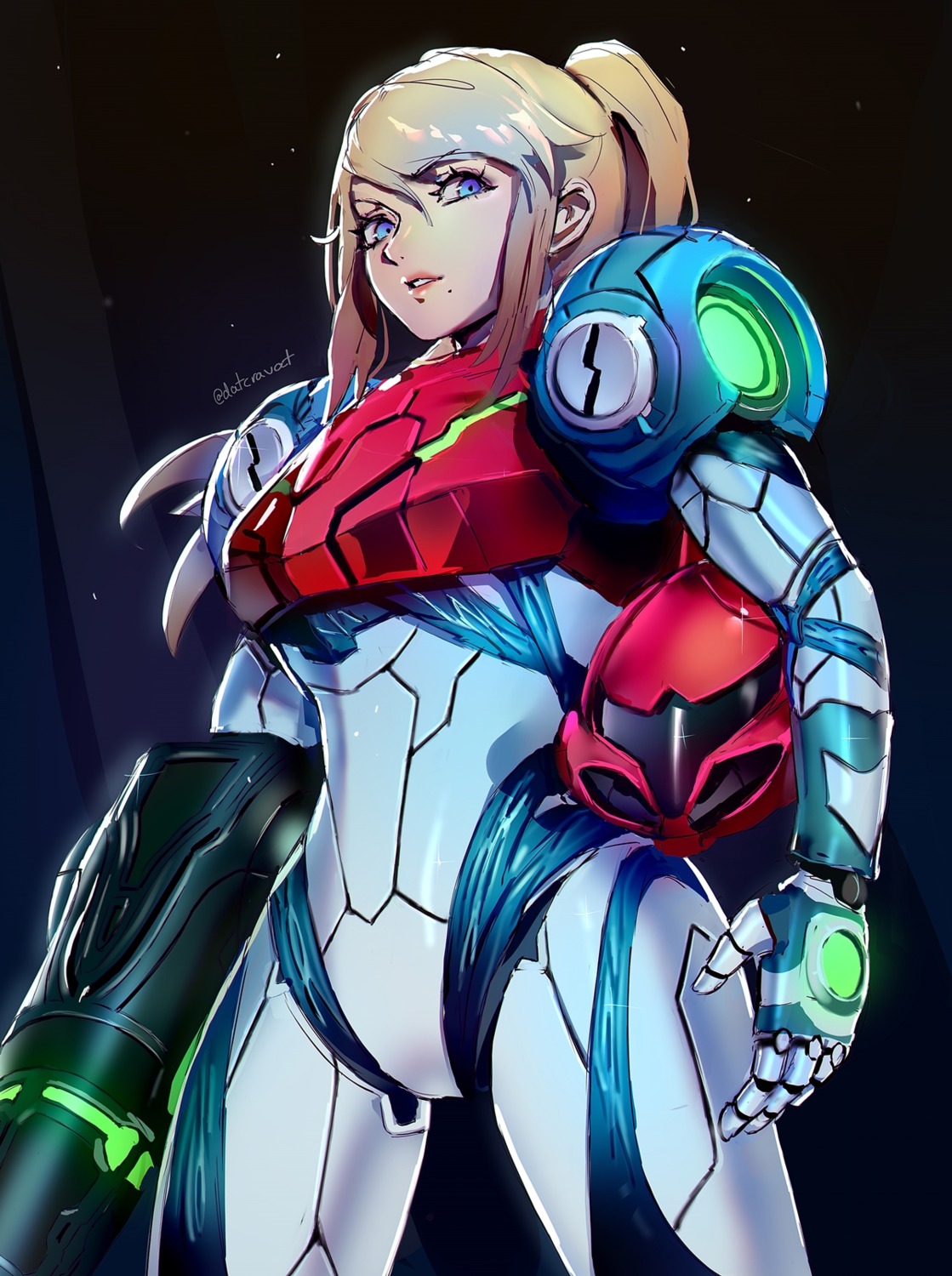 armor, bodysuit, datcravat, metroid, metroid_dread, samus_aran, weapon