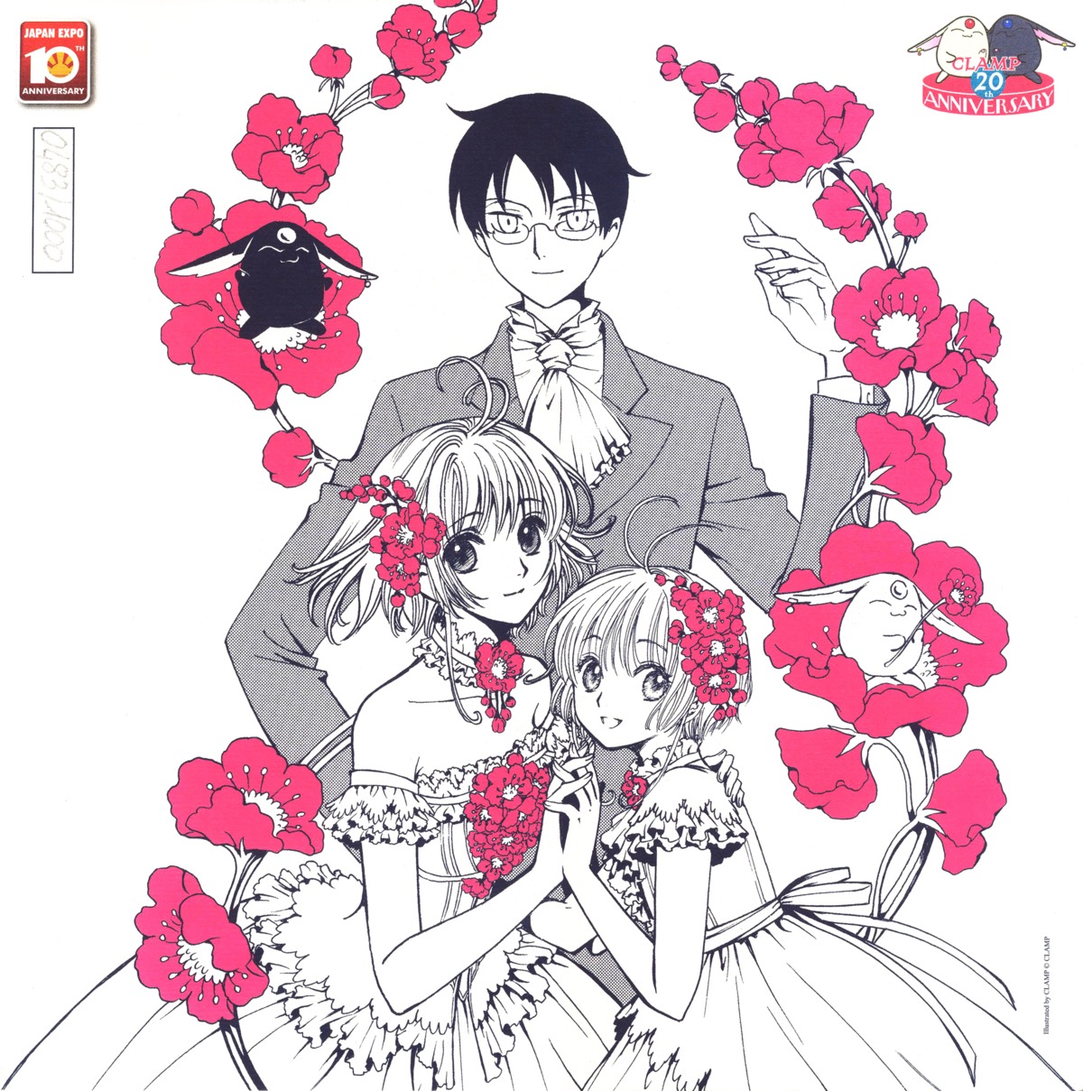 clamp, kinomoto_sakura, mokona, watanuki_kimihiro