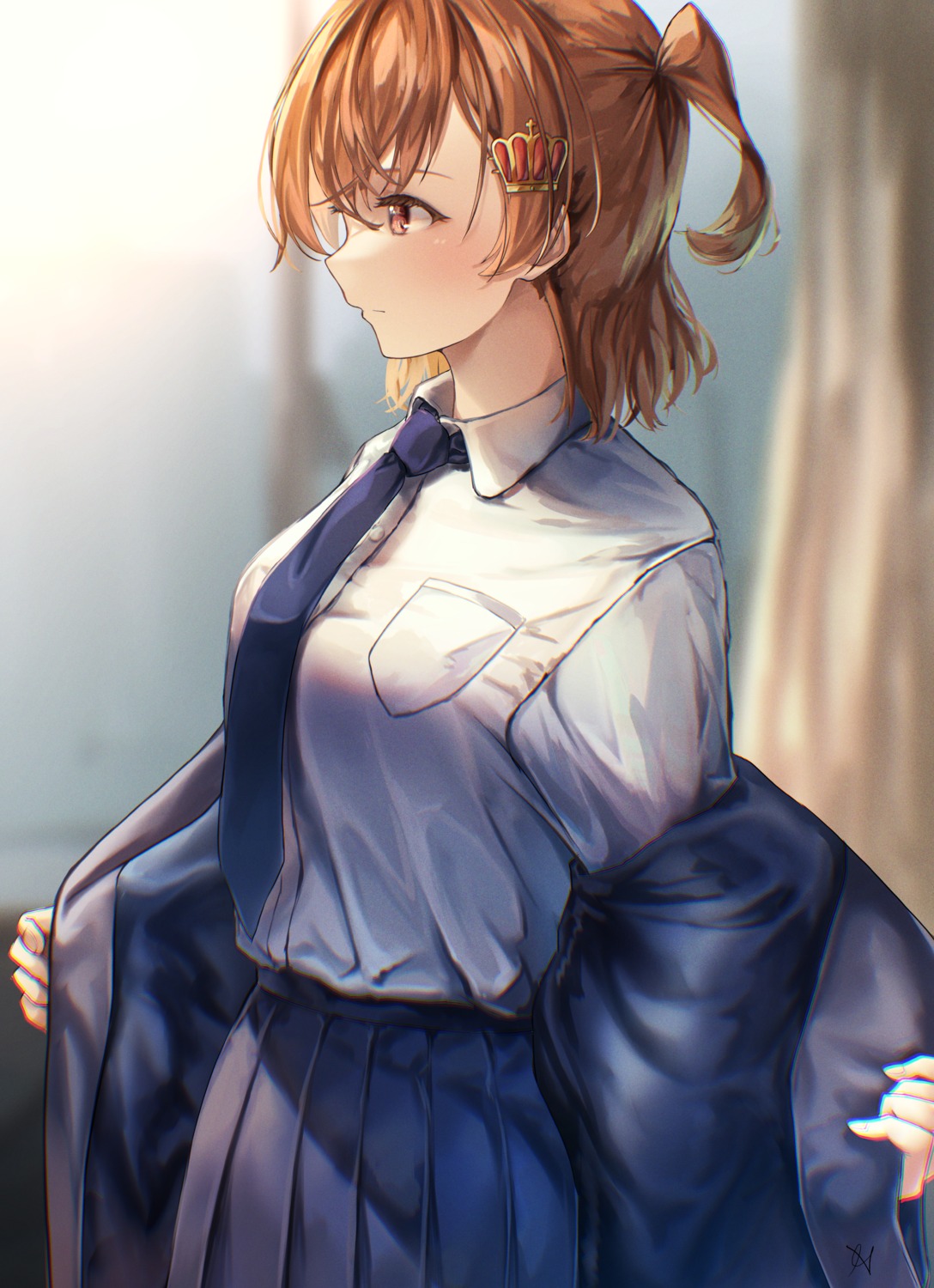 aijou_karen, aoi_hane, seifuku, shoujo_kageki_revue_starlight, shoujo_kageki_revue_starlight_-re_live-, undressing
