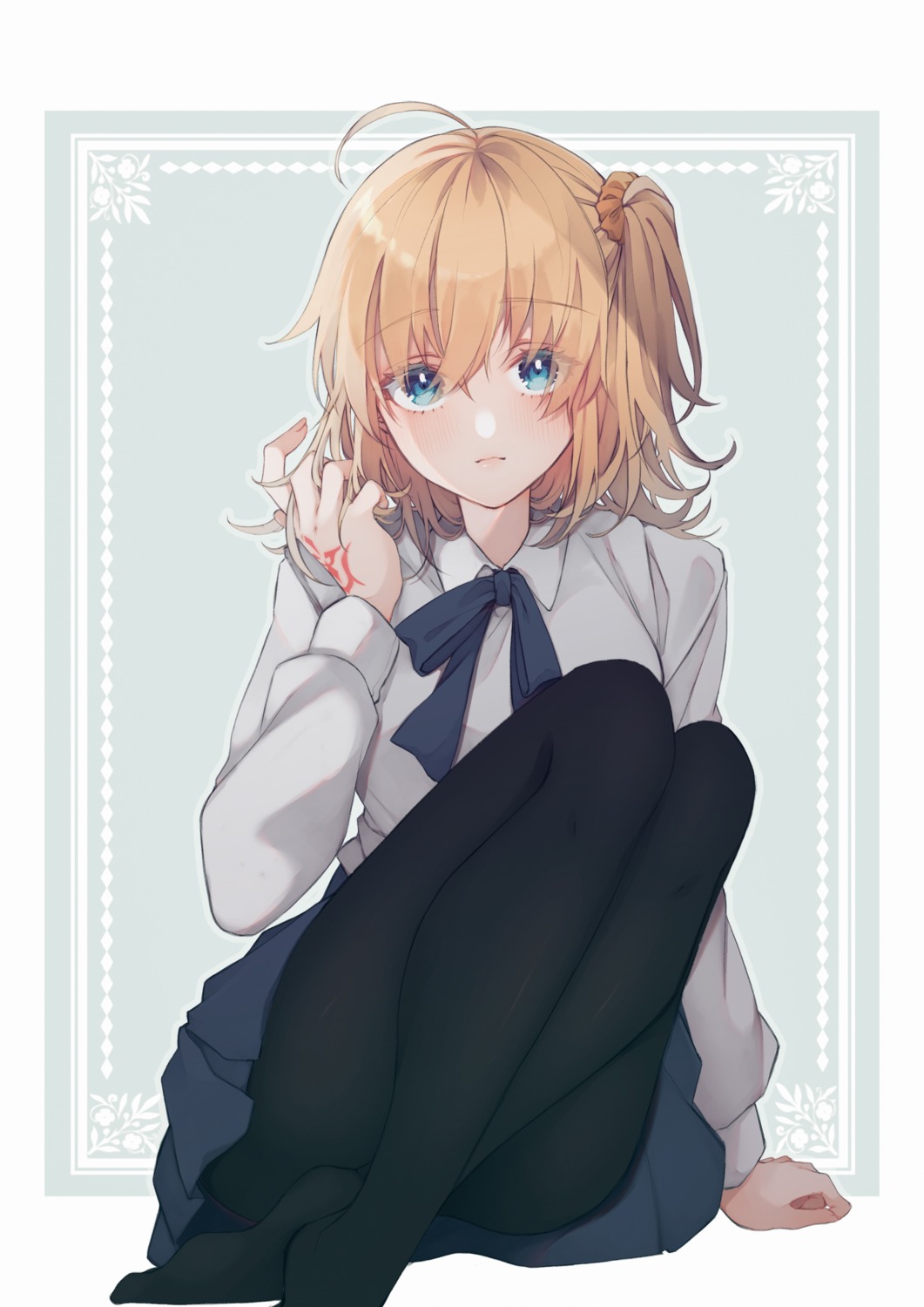 artoria_pendragon_(fate), cosplay, fate/grand_order, fate/stay_night, feet, fujimaru_ritsuka_(female), marei_(mercy), pantyhose