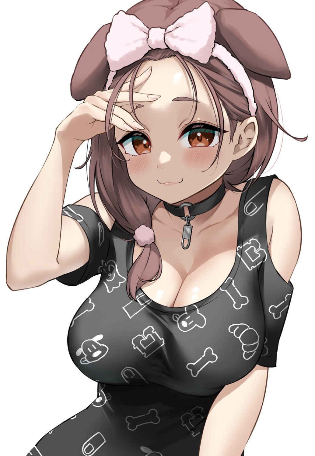 akiki_(kiki), animal_ears, cleavage, hololive, hololive_gamers, inugami_korone, inumimi