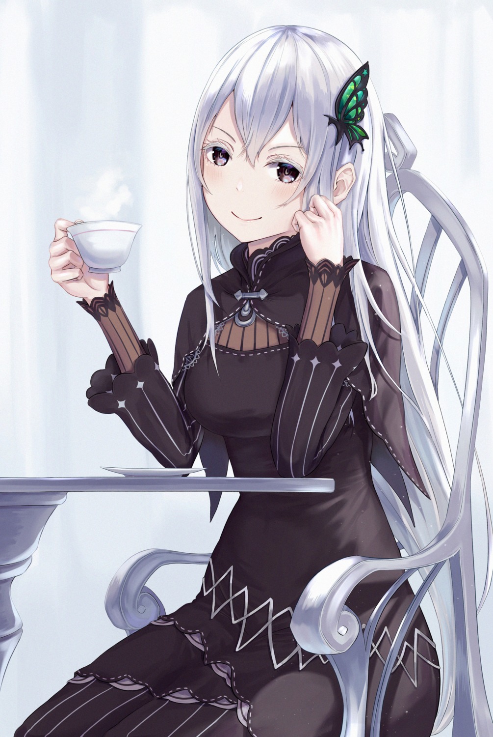 dress, echidna_(re_zero), re:zero_kara_hajimeru_isekai_seikatsu, tooku0