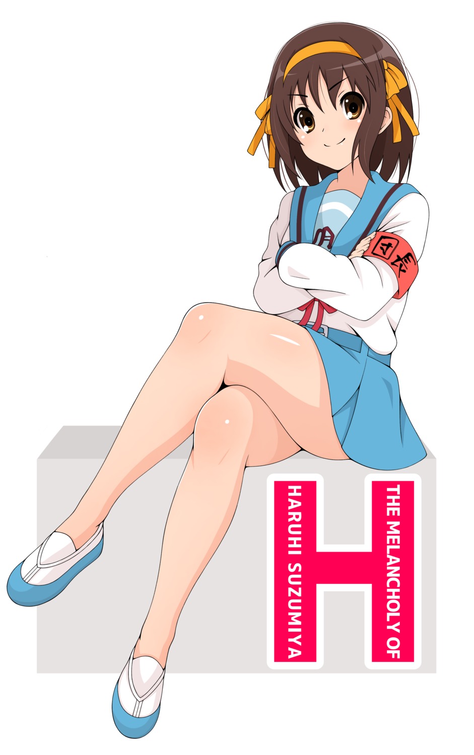 ito_kashiwamochi, seifuku, skirt_lift, suzumiya_haruhi, suzumiya_haruhi_no_yuuutsu