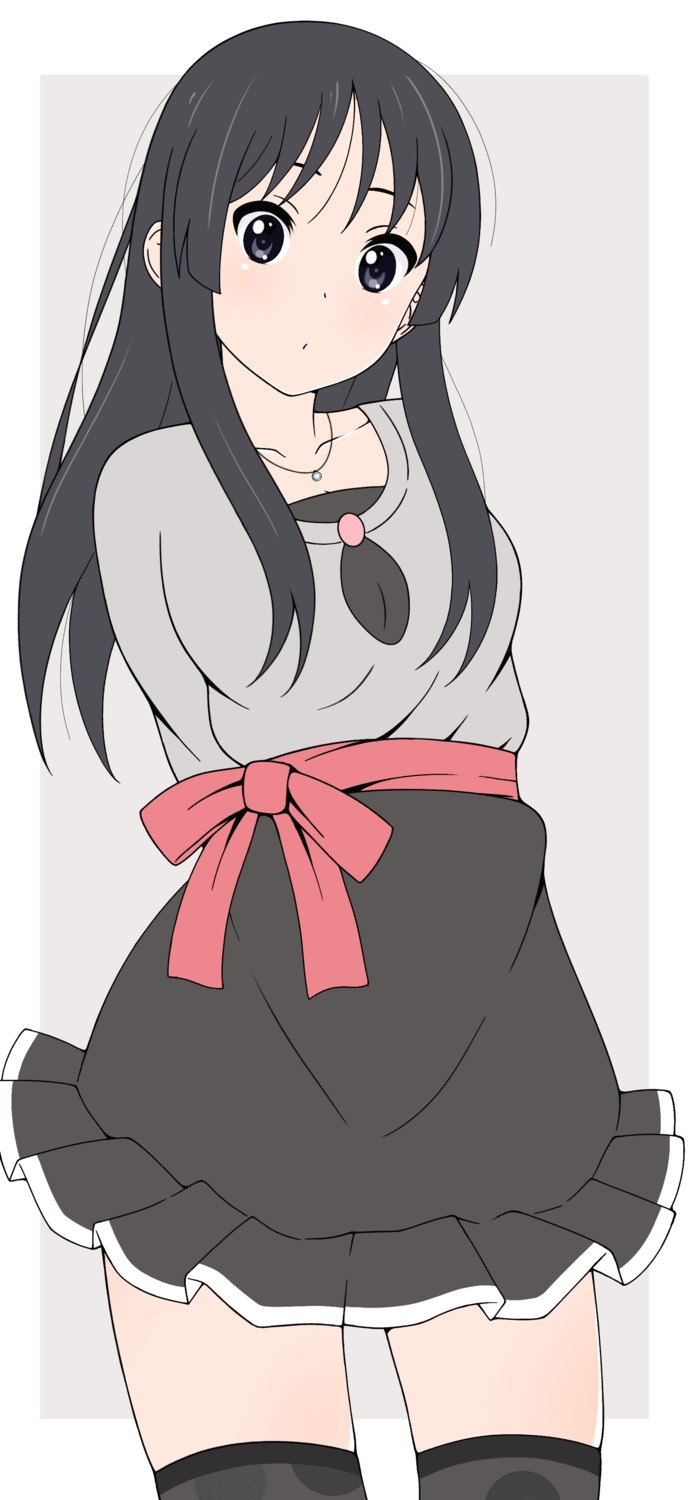 akiyama_mio, ito_kashiwamochi, k-on!, thighhighs