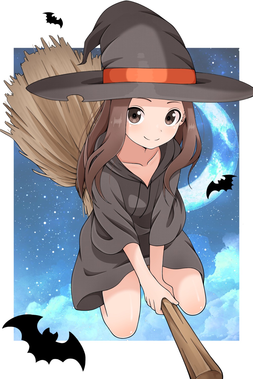 halloween, ito_kashiwamochi, karakai_jouzu_no_takagi-san, takagi-san, witch
