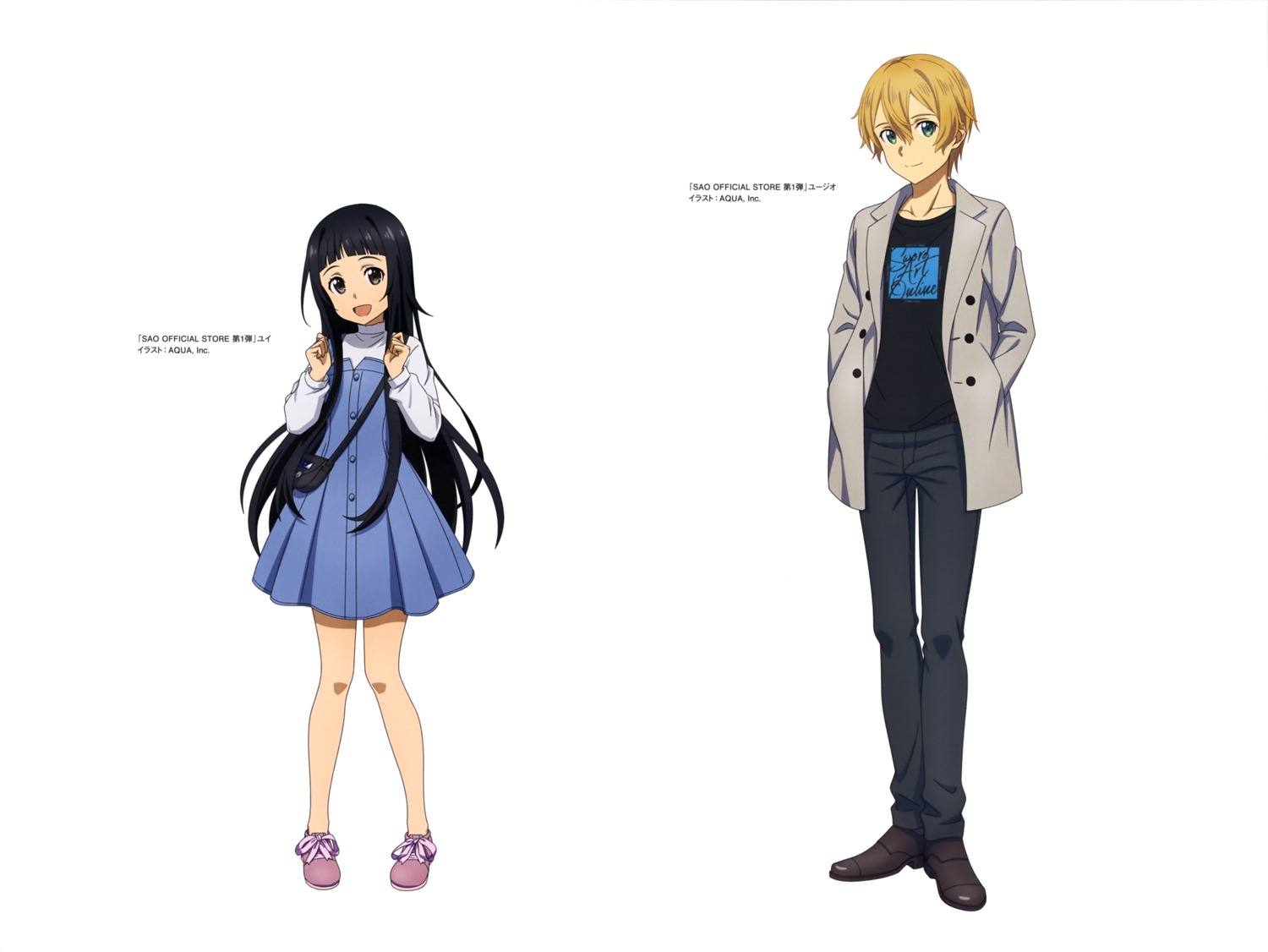 aquastar_inc., dress, eugeo, sword_art_online, yui_(sword_art_online)