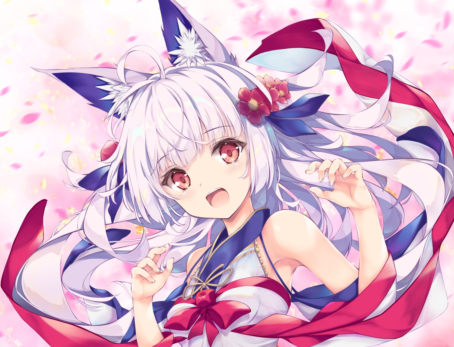 animal_ears, japanese_clothes, kitsune, tenmu_shinryuusai