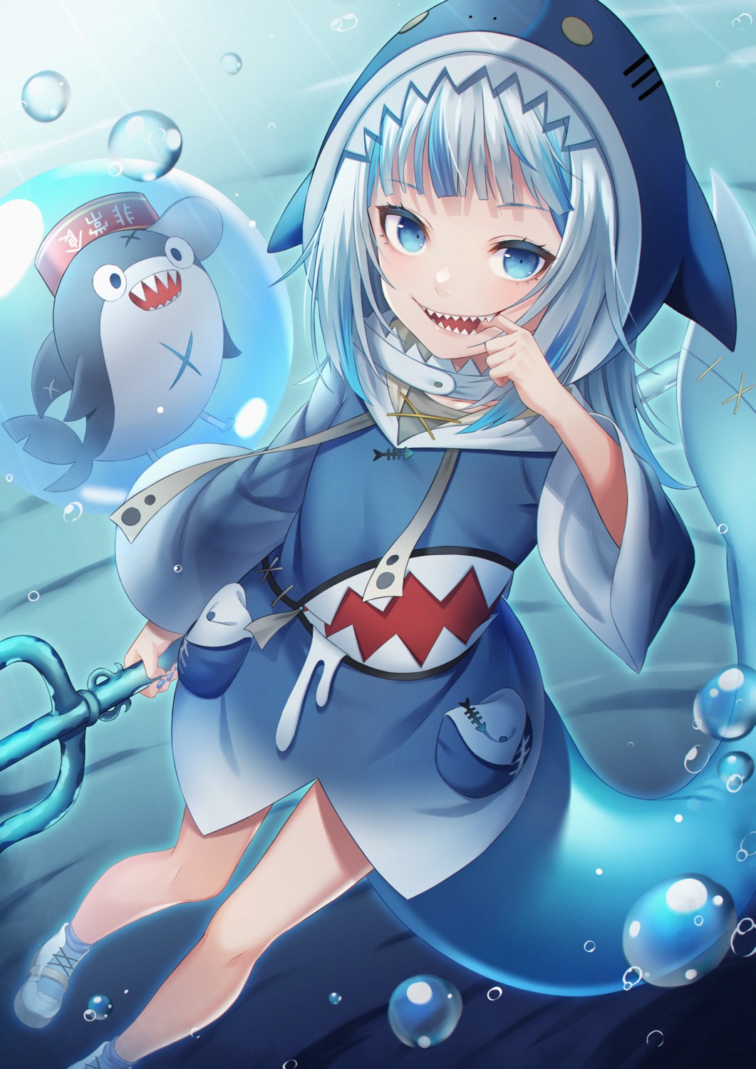 gawr_gura, hololive, hololive_english, noro_assumed, tail, weapon