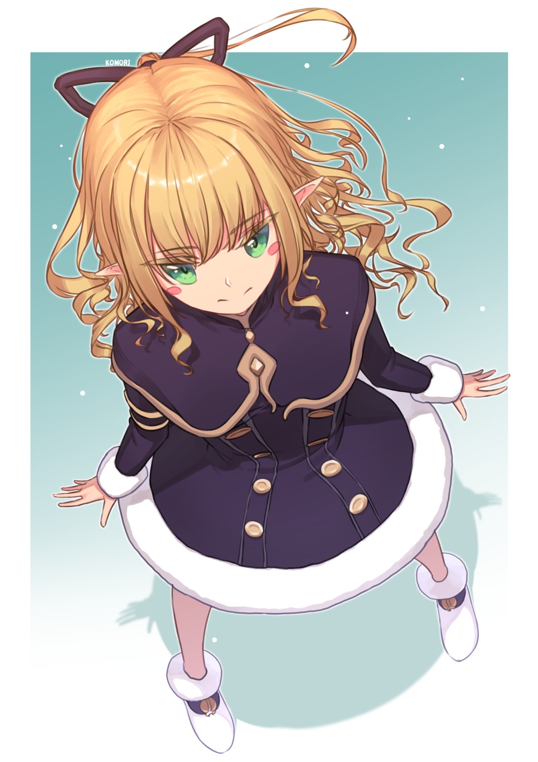crazycola, dress, pointy_ears