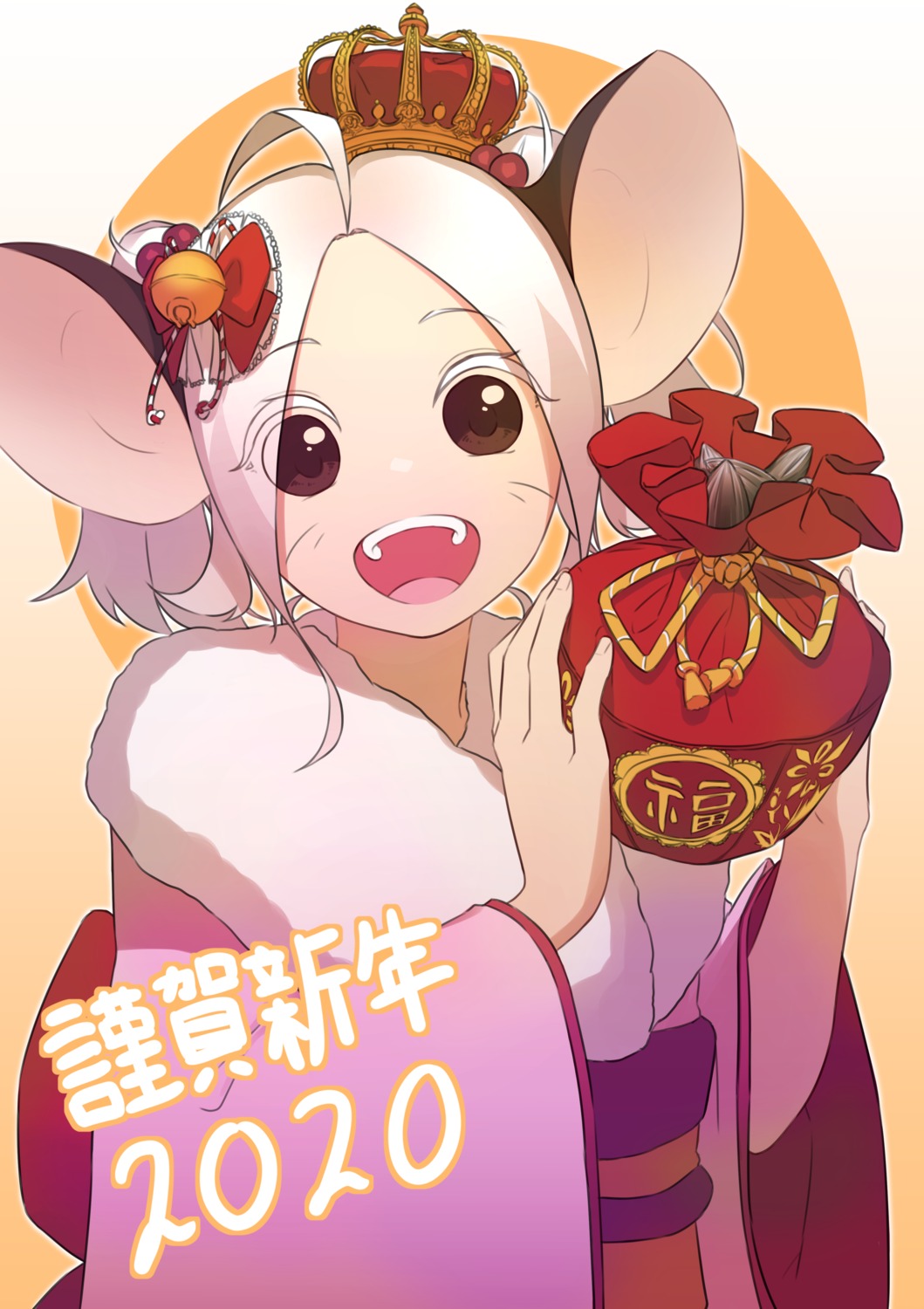 animal_ears, crazycola, kimono