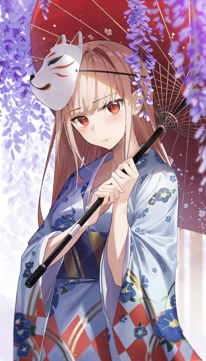 star741, umbrella, yukata