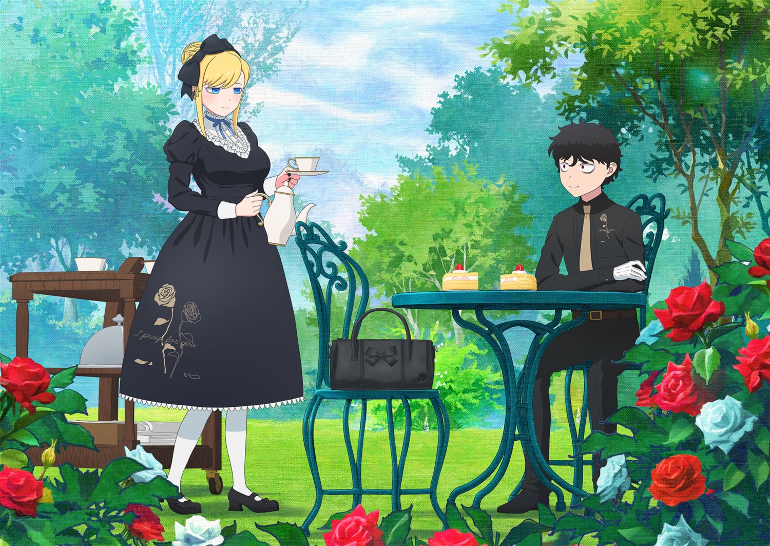 alice_(shinigami_bocchan_to_kuro_maid), dress, pantyhose, shinigami_bocchan_to_kuro_maid, tagme